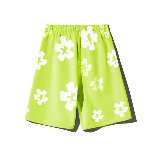 Comme Des Fuckdown Green Cotton Short
