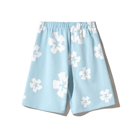 Comme Des Fuckdown Blue Cotton Short