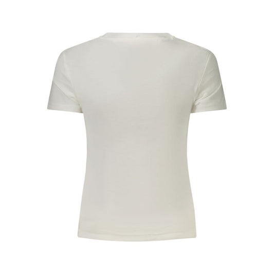 Camiseta blanca de algodón para mujer de Tommy Hilfiger