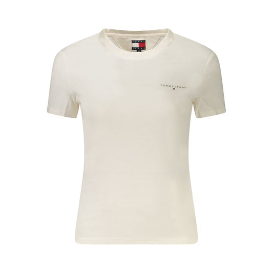 Camiseta blanca de algodón para mujer de Tommy Hilfiger