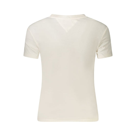 Camiseta blanca de algodón para mujer de Tommy Hilfiger