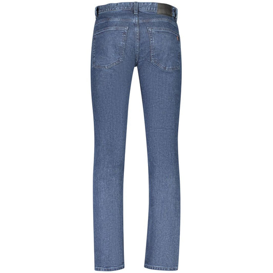 Hugo Boss Blue Cotton Men's Slim Fit Jean