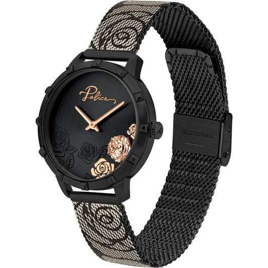 Reloj Police de acero inoxidable negro