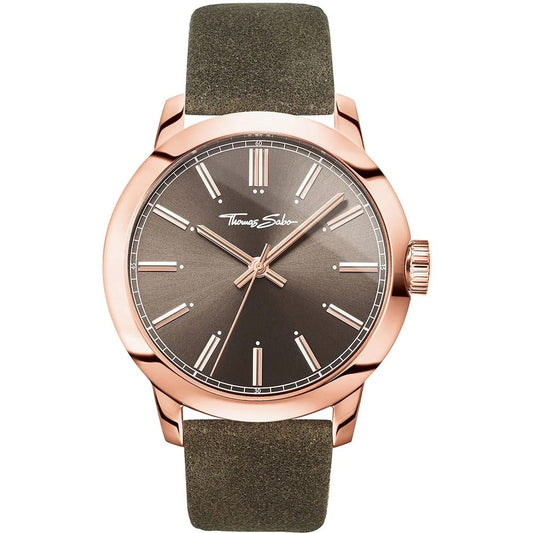 Reloj de cuero verde Thomas Sabo