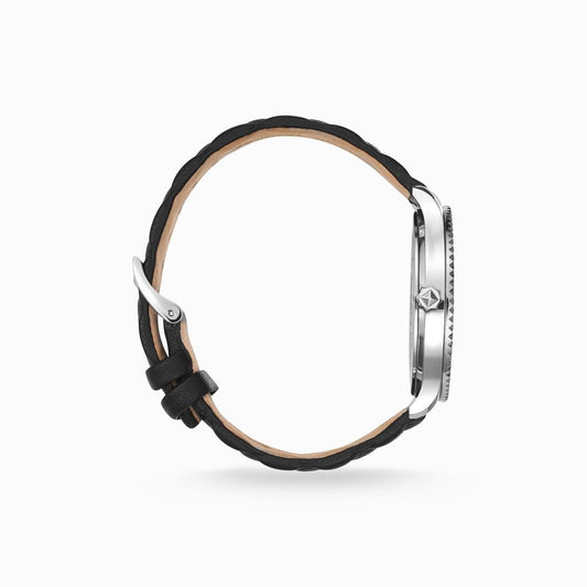 Reloj de cuero negro Thomas Sabo