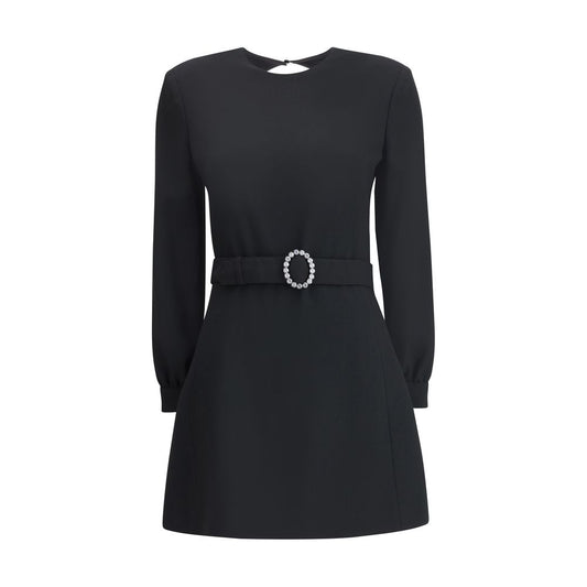 Vestido mini Sablè de Saint Laurent con espalda nude recortada
