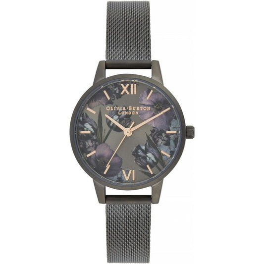 Reloj Olivia Burton de acero inoxidable negro