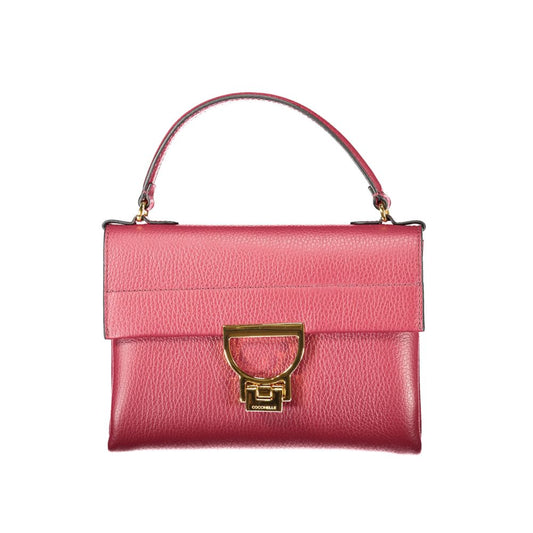 Coccinelle Purple Leather Handbag