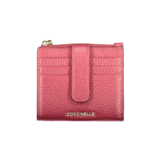 Coccinelle Purple Leather Wallet