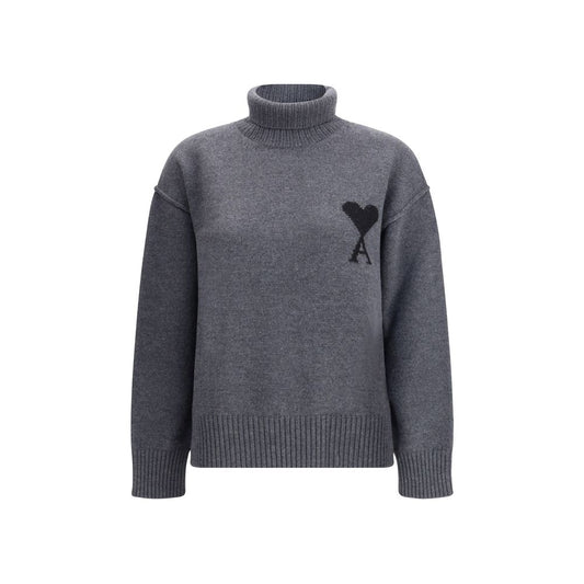 Ami Paris Ami De Coeur Turtleneck Sweater