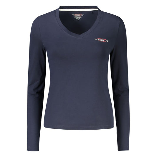 Tops y camisetas de algodón azul Guess Jeans