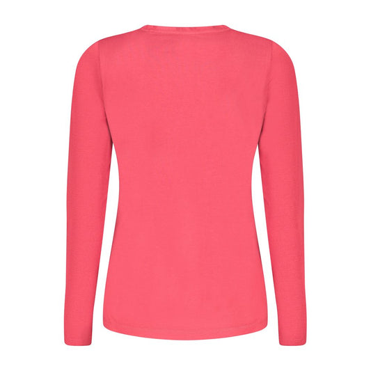 Pepe Jeans Red Cotton Tops & T-Shirt