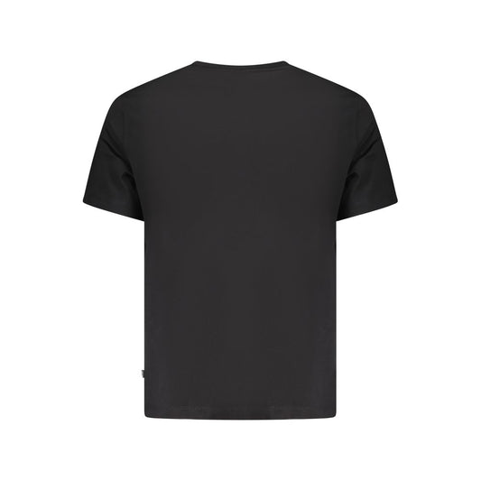 Guess Jeans Black Cotton T-Shirt