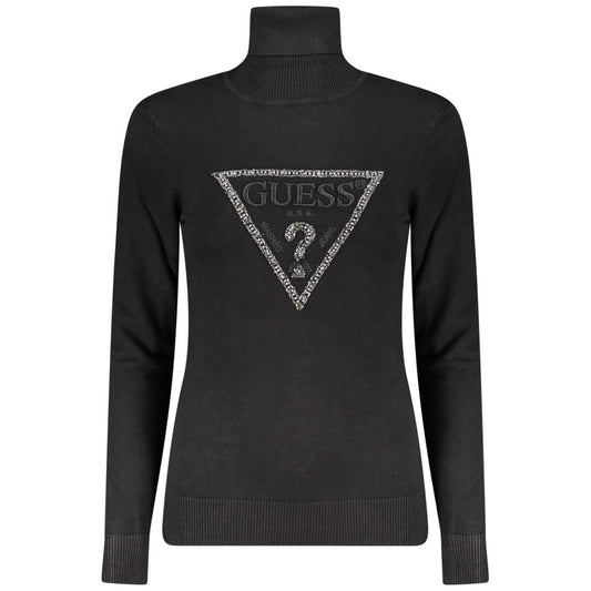 Guess Jeans Black Viscose Sweater