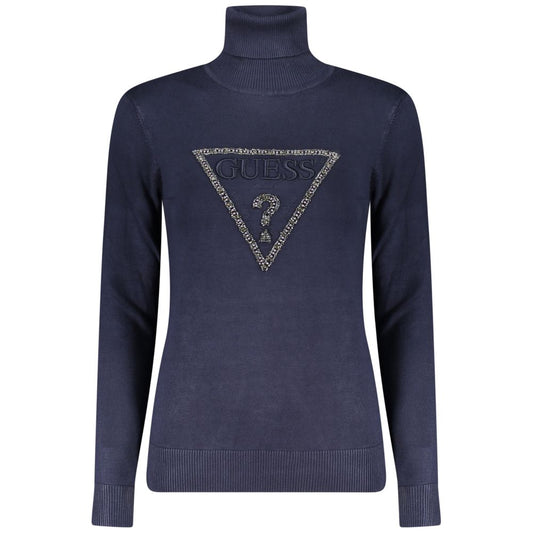 Guess Jeans Blue Viscose Sweater
