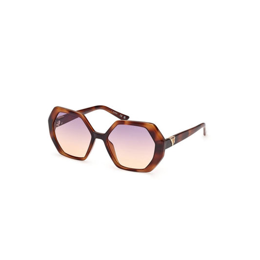 Guess Jeans Brown Injected Sunglasses