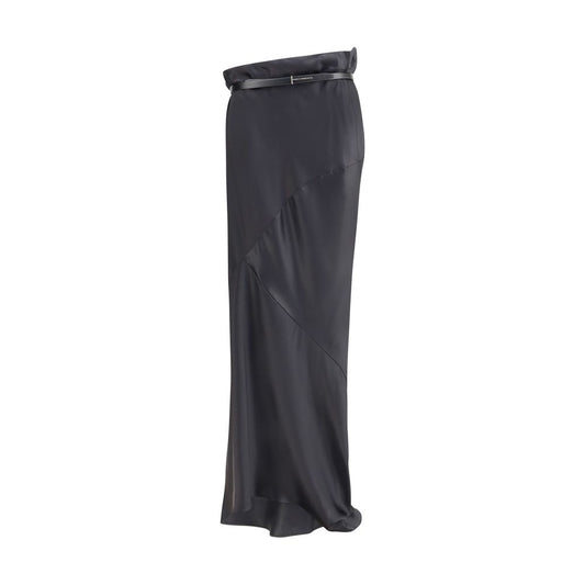 Tom Ford SILK SATIN LONG SKIRT