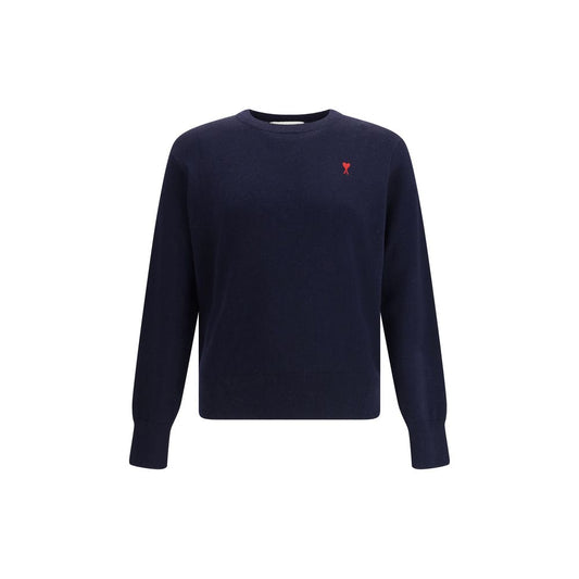 Ami Paris Pull Col Rond Ami De Coeur