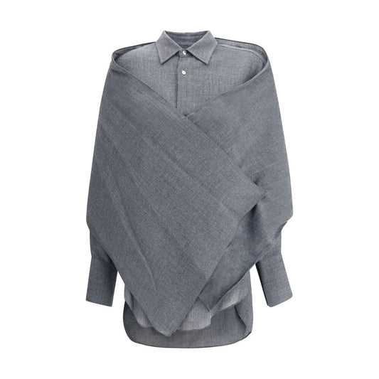 Darkpark GEORGIA - DETACHABLE SCARF JAPANESE WOOL