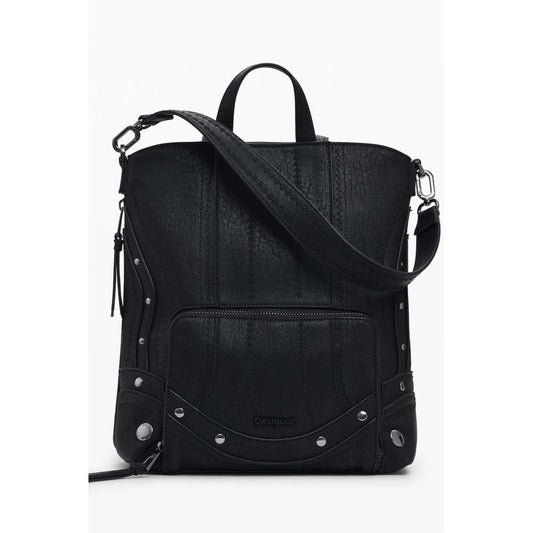 Desigual Black Polyethylene Backpack