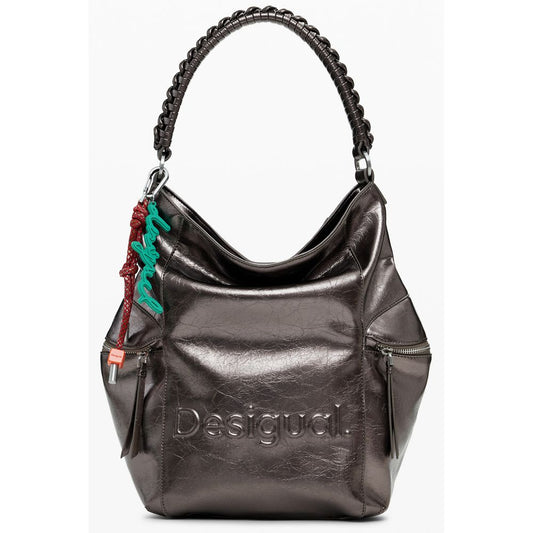 Desigual Bronze Polyethylene Backpack