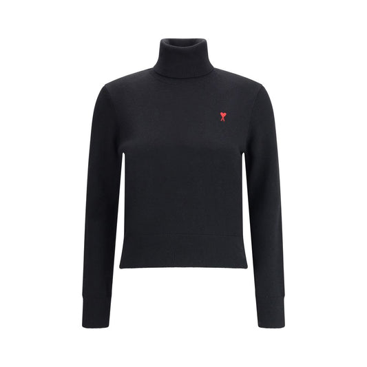 Ami Paris PULL COL ROULE AMI DE COEUR