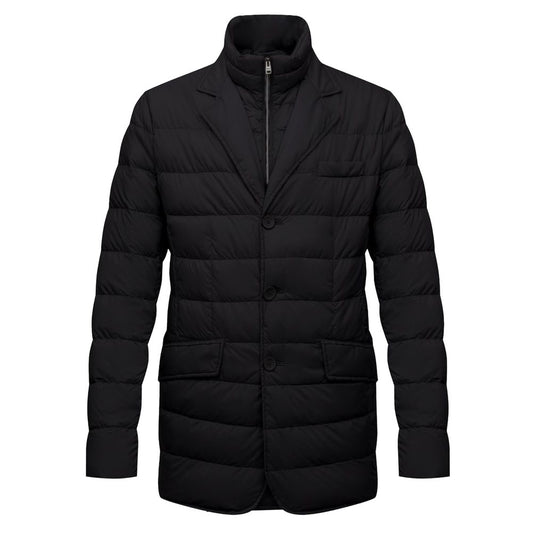 Herno Black Polyamide Jacket