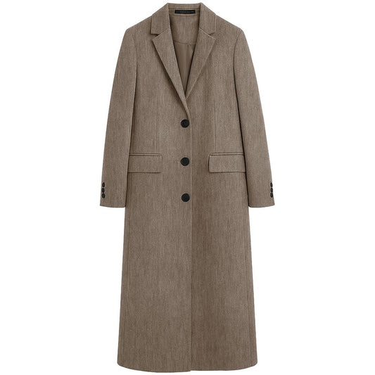 Made in Italy Brown Wool Jackets & Coat