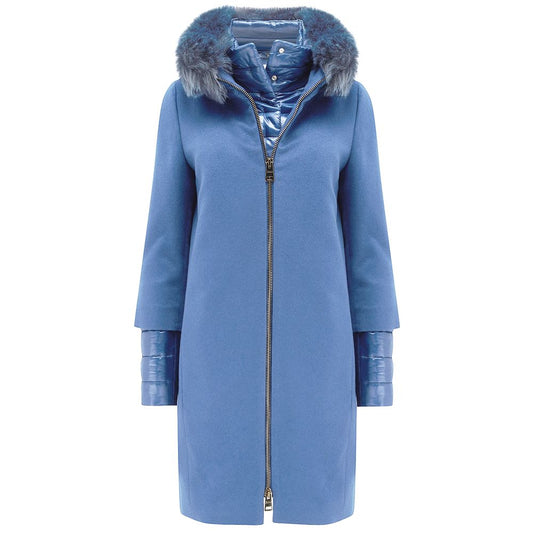 Herno Blue Cashmere Jackets & Coat