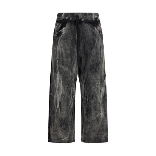R13 CROPPED PLEATED SWEATPANT