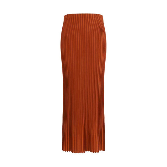 Gabriela Hearst Long Knitted Skirt with narrow ribs