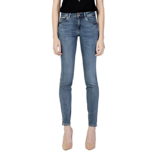 Guess Blue Cotton Skinny Jean
