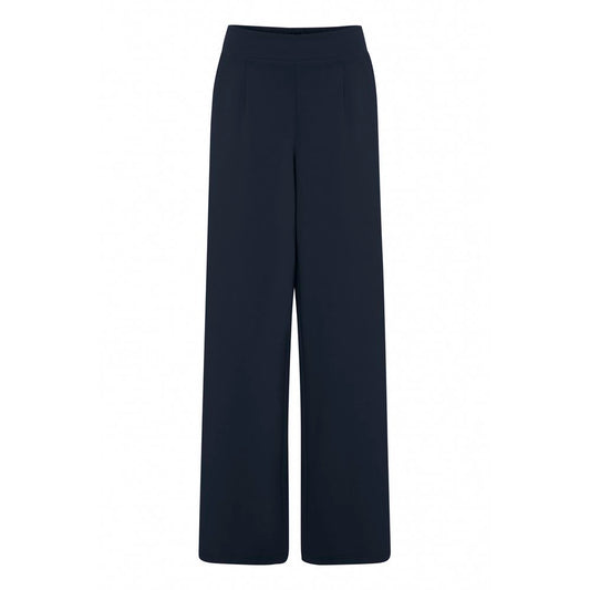 ICHI Blue Recycled Polyurethane Pant