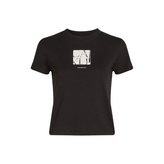 Calvin Klein Jeans Black Recycled Cotton T-Shirt