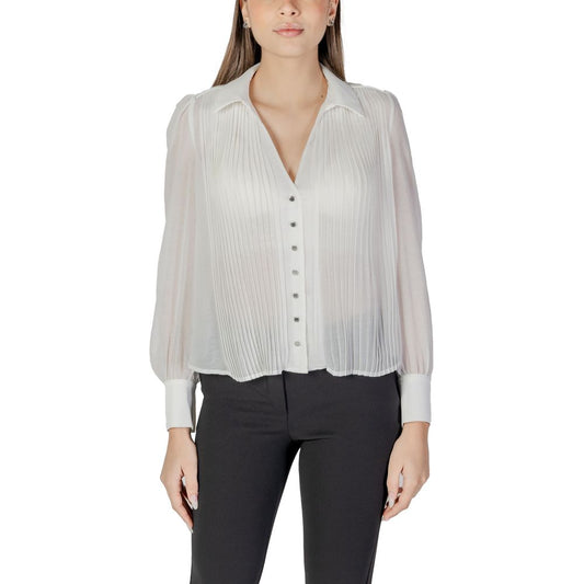 Morgan De Toi White Polyester Shirt