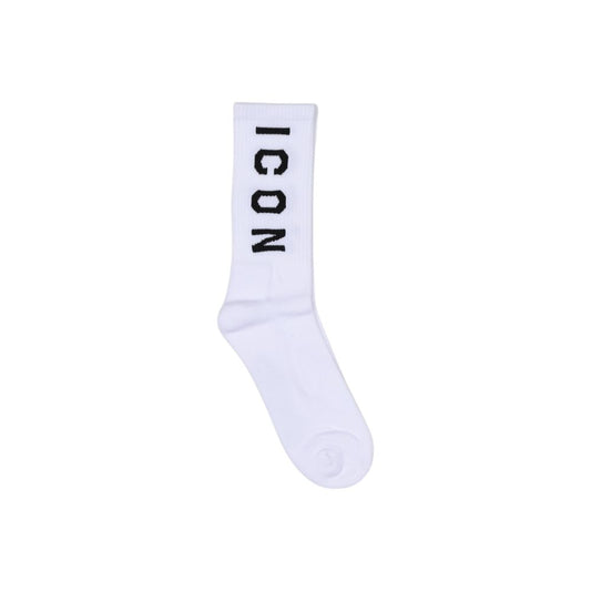 Icon White Cotton Sock