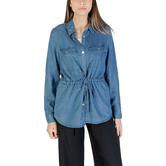 Only Blue Tencel Shirt