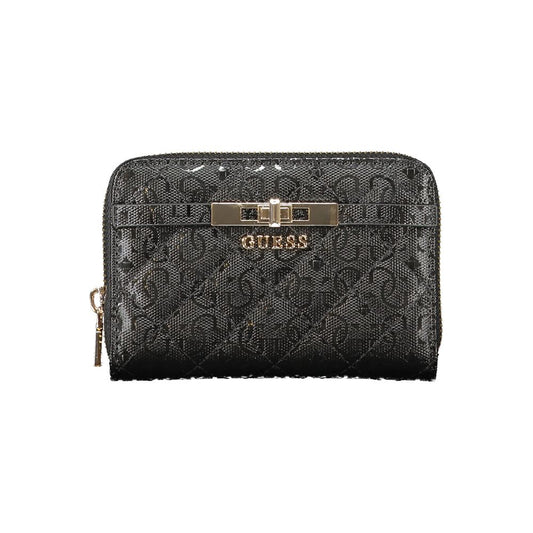 Guess Jeans Black Polyethylene Women Wallet