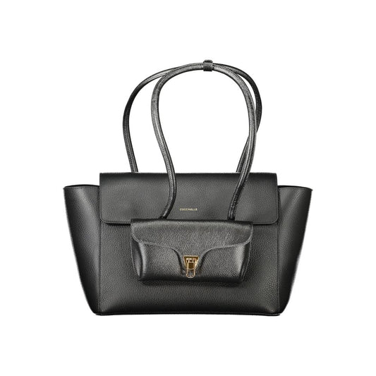 Coccinelle Black Leather Women Handbag