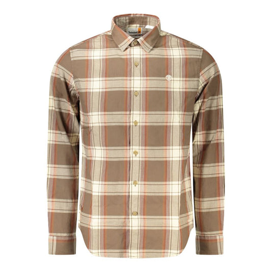 Timberland Brown Cotton Shirt
