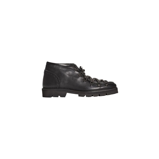 Roberto Pepe Luxury Black Calfskin Boot