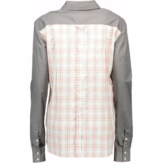 John Galliano Gray Cotton Shirt