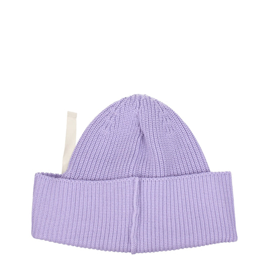 Jacquemus Purple Cotton Beanie
