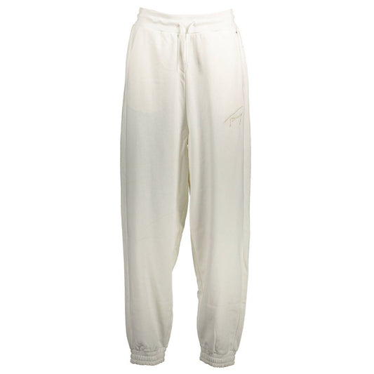 Tommy Hilfiger White Cotton Pant