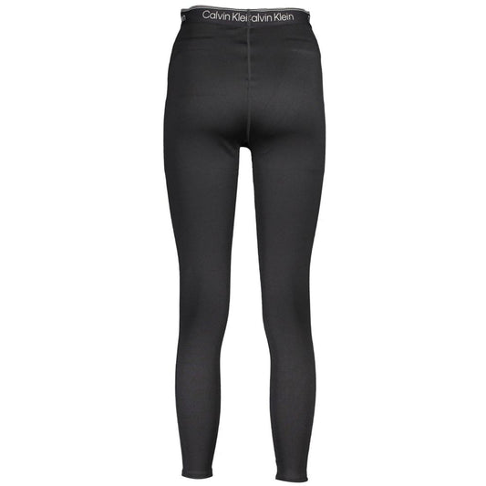 Calvin Klein Black Polyester Pant
