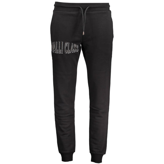 Cavalli Class Black Cotton Pant