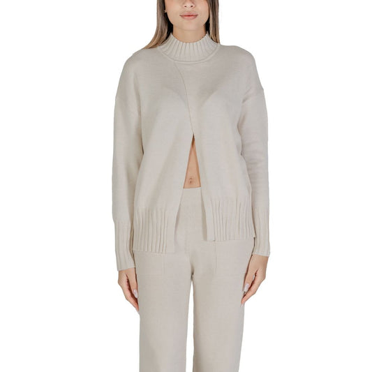 Cleré Beige Viscose Cardigan