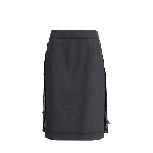 Margiela Wool Midi Skirt