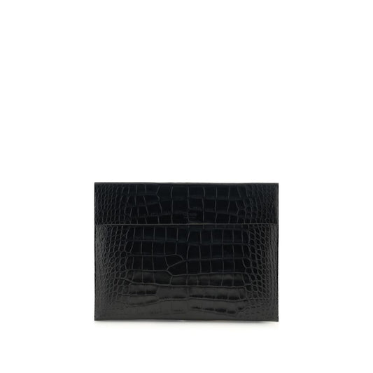 Tom Ford Crocodile print leather Pouch