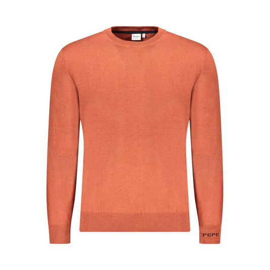Pepe Jeans Brown Cotton Sweater